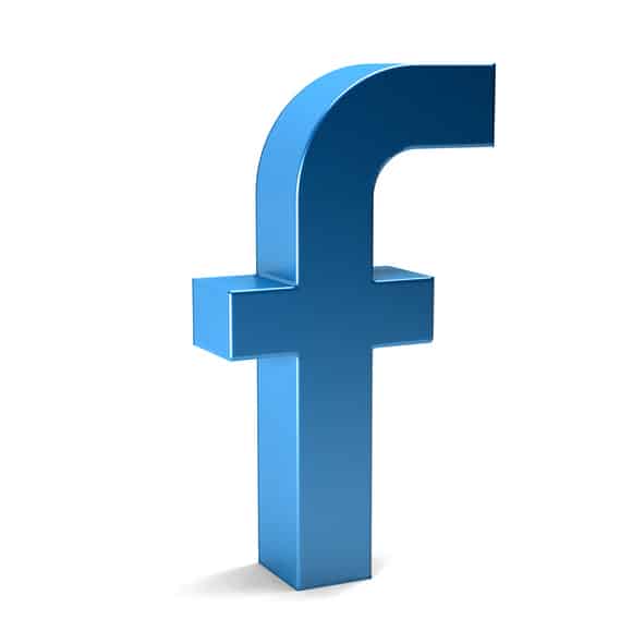 Facebook ads represented by Facebook icon
