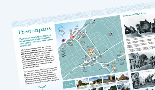 Proofreader service as represented by my work on the interpretation panels for Prestonpans.