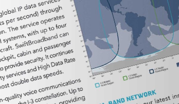 A sample from a brochure for Inmarsat